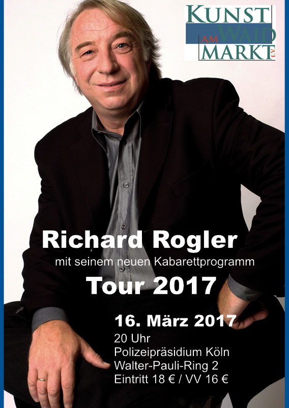 Plakat KaW Richard Rogler Tour 2017
